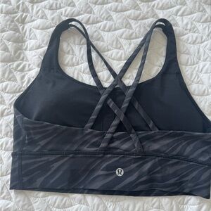 lululemon athletica Black Strappy Sports Bra